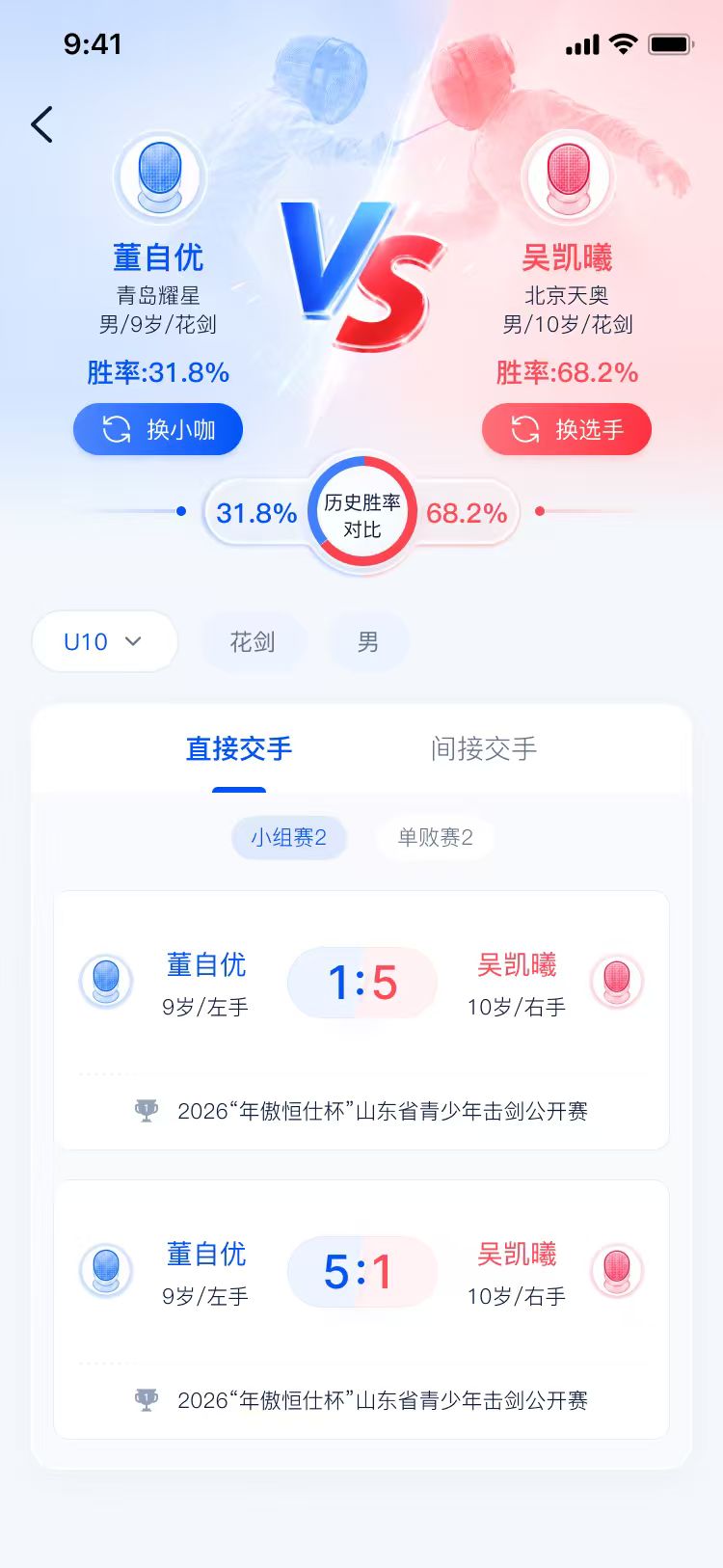 击剑家 APP 成长追踪